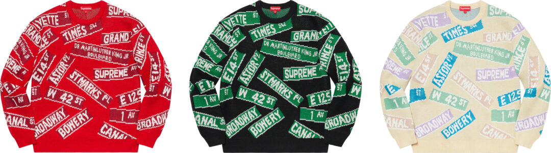 【トップス/セーター TOPS/SWEATERS まとめ】 シュプリーム (SUPREME) 2021 SPRING/SUMMER コレクション (2021年 春夏)