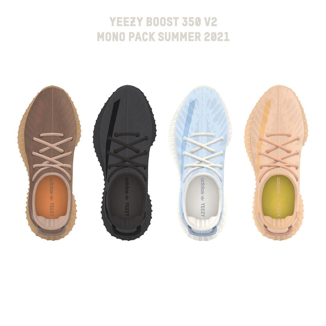 6/18、6/24 発売予定！adidas Originals YEEZY BOOST 350 “MONO PACK” (アディダス オリジナルス イージー ブースト 350)