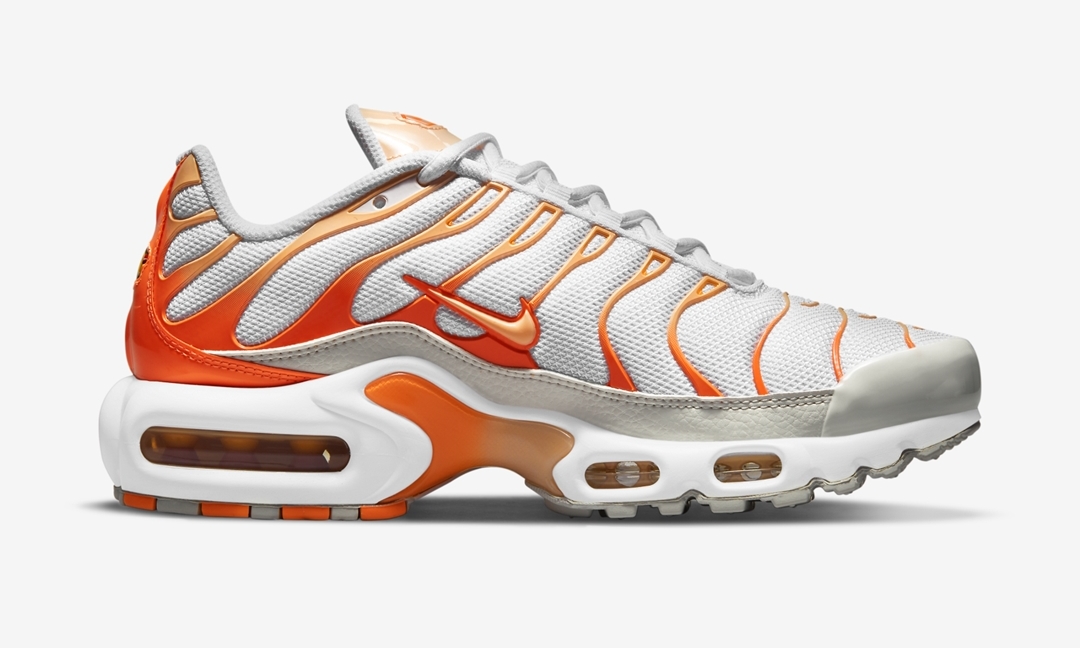 ナイキ エア マックス プラス “ホワイト/グレー/オレンジ” (NIKE AIR MAX PLUS “White/Grey/Orange”) [DM3033-100]