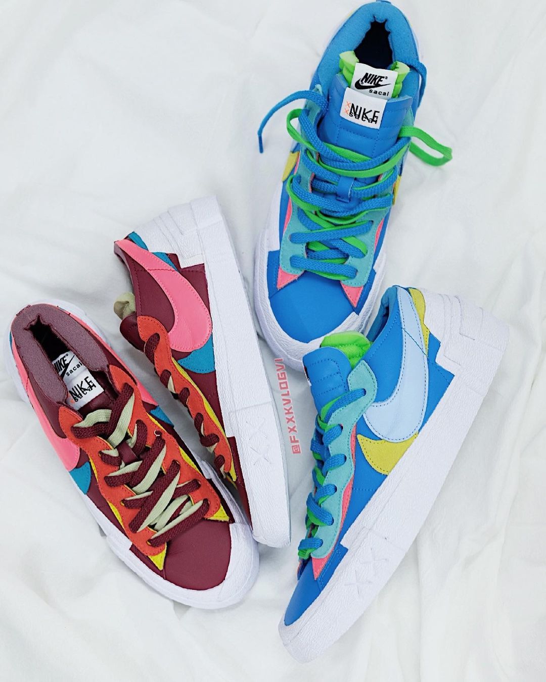 【国内 11/26、11/27、12/9、12/10 発売】sacai x KAWS × NIKE BLAZER LOW (サカイ カウズ ナイキ ブレーザー ロー) [DM7901-400/DM7901-500/DM7901-600]