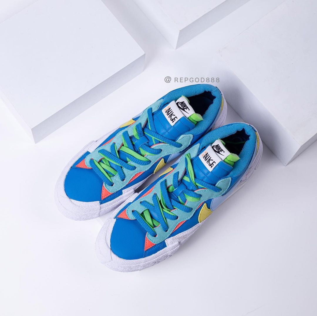 【国内 11/26、11/27、12/9、12/10 発売】sacai x KAWS × NIKE BLAZER LOW (サカイ カウズ ナイキ ブレーザー ロー) [DM7901-400/DM7901-500/DM7901-600]