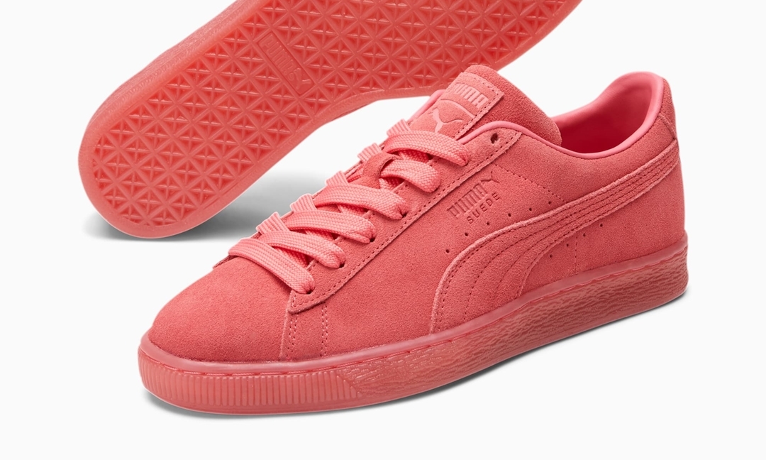 3/31 発売！PUMA SUEDE CLASSIC “Mono Iced/Sun Kissed Coral” (プーマ スエード クラシック “モノアイス/サンキスコーラル”) [381469-02]