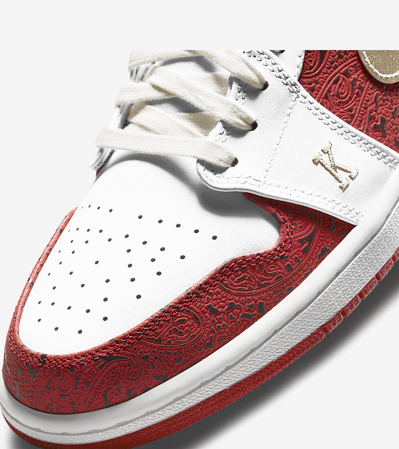 【国内 5/27 発売】ナイキ エア ジョーダン 1 ロー “スペード/ホワイト/レッド” (NIKE AIR JORDAN 1 LOW “Spade/White/Red”) [DJ5185-100]