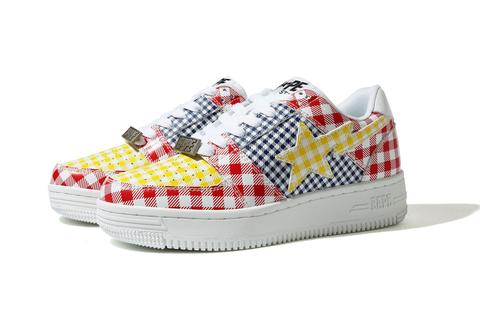 A BATHING APE BAPE STA LADIES’よりパステルカラーとギンガムチェック柄をマルチに配色した3色が3/6 発売 (ア ベイシング エイプ)