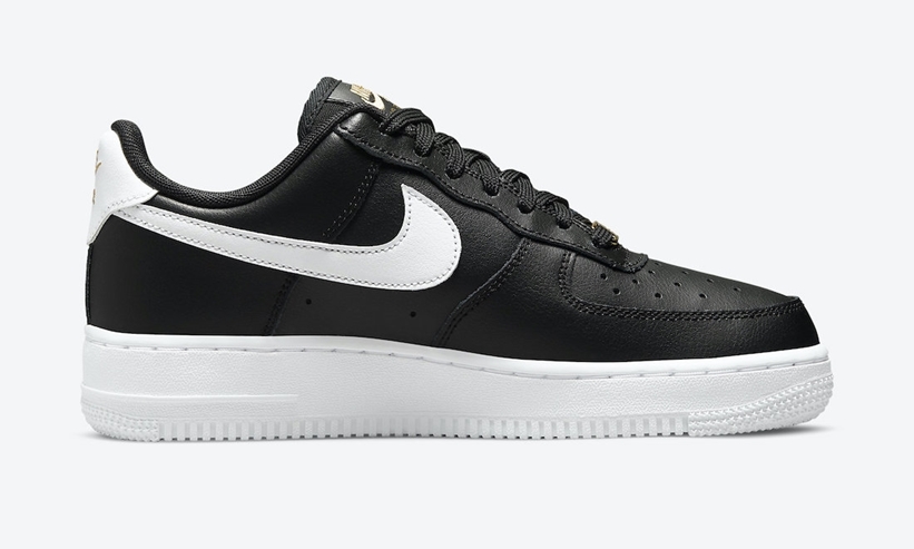 ナイキ エア フォース 1 ロー “ブラック/メタリックゴールド/ホワイト” (NIKE AIR FORCE 1 LOW “Black/Metallic Gold/White”) [CZ0270-001]