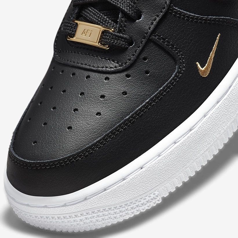 ナイキ エア フォース 1 ロー “ブラック/メタリックゴールド/ホワイト” (NIKE AIR FORCE 1 LOW “Black/Metallic Gold/White”) [CZ0270-001]