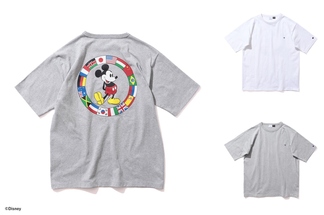 Champion × BEAMS 別注 “Mickey Design Tee”が4月上旬発売 (チャンピオン ビームス “ミッキーデザインTEE”)