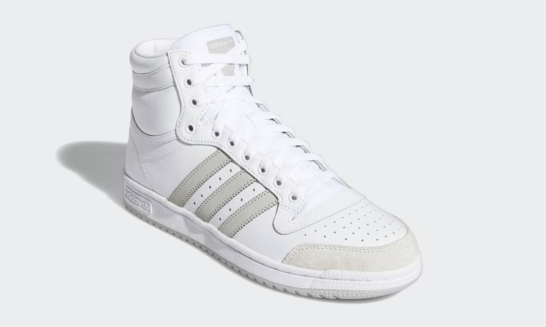 adidas originals top ten hi white