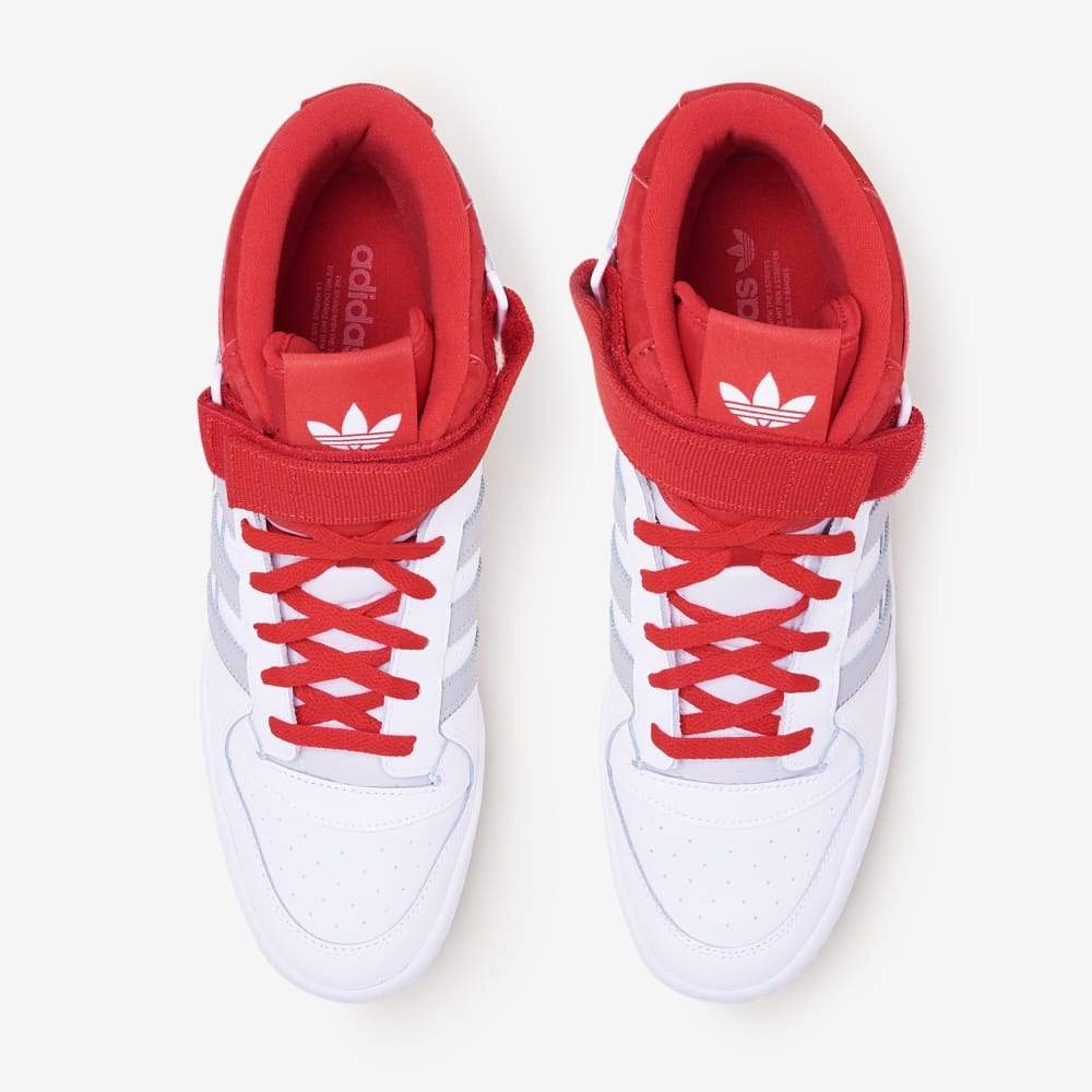 adidas Originals FORUM MID “White/Red/Gray” (アディダス オリジナルス フォーラム ミッド “ホワイト/レッド/グレー”) [FY6819]