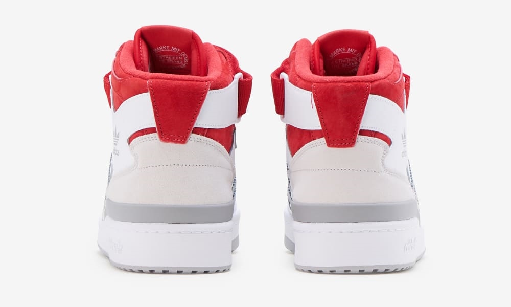 adidas Originals FORUM MID “White/Red/Gray” (アディダス オリジナルス フォーラム ミッド “ホワイト/レッド/グレー”) [FY6819]