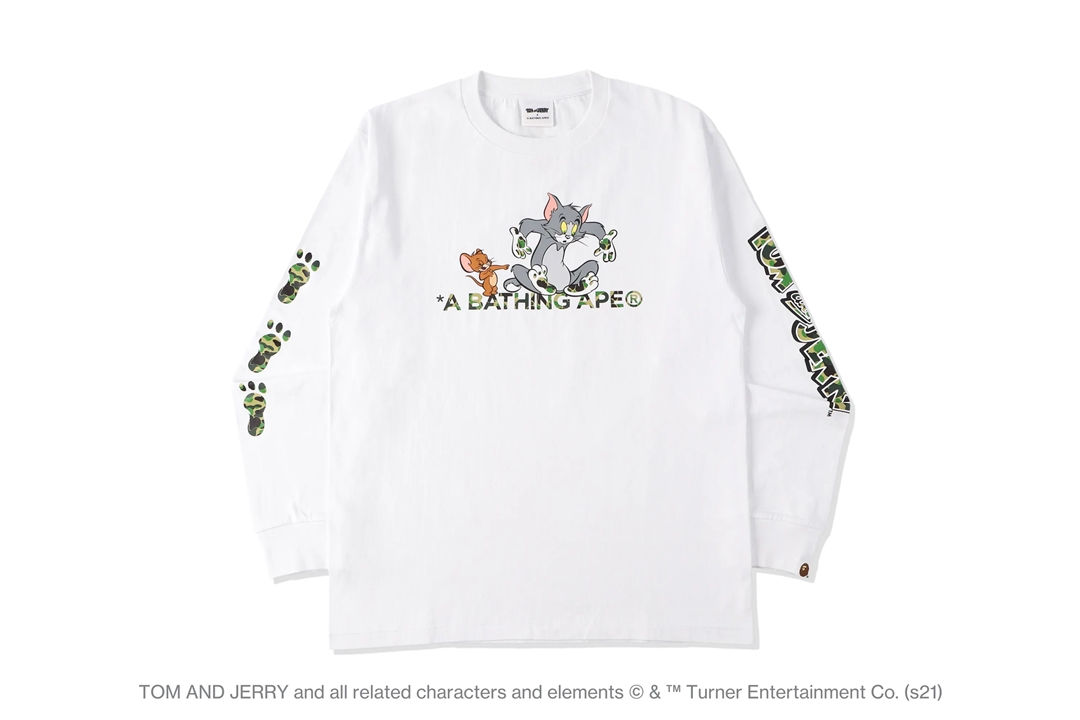 A BATHING APE × TOM & JERRY が3/13 発売 (ア ベイシング エイプ トム&ジェリー)