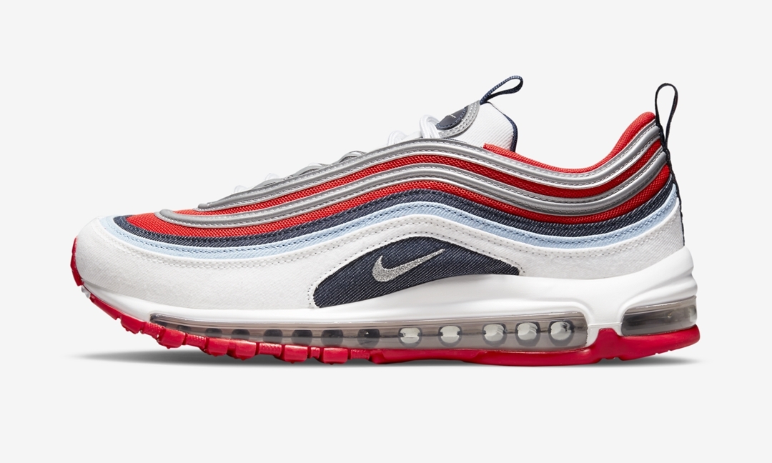 ナイキ エア マックス 97 “デニム/レッド/ホワイト” (NIKE AIR MAX 97 Denim/Red/White”) [DJ5171-600]