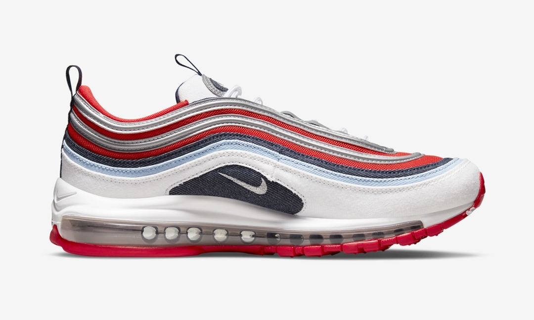 ナイキ エア マックス 97 “デニム/レッド/ホワイト” (NIKE AIR MAX 97 Denim/Red/White”) [DJ5171-600]