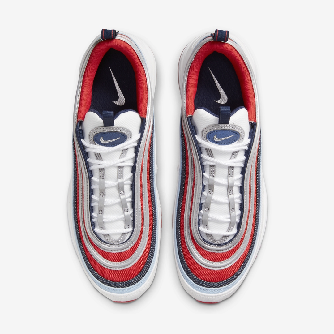 ナイキ エア マックス 97 “デニム/レッド/ホワイト” (NIKE AIR MAX 97 Denim/Red/White”) [DJ5171-600]