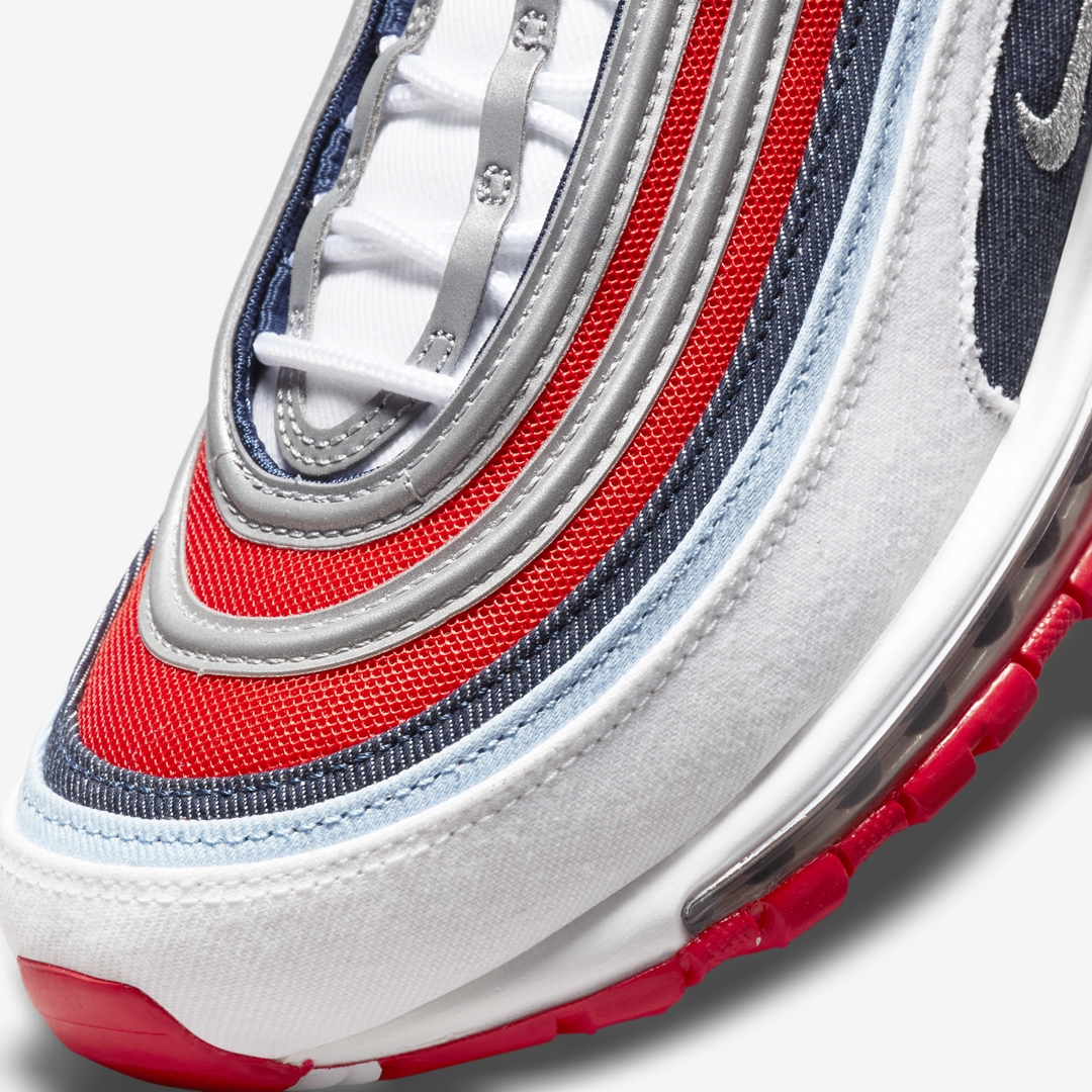 ナイキ エア マックス 97 “デニム/レッド/ホワイト” (NIKE AIR MAX 97 Denim/Red/White”) [DJ5171-600]