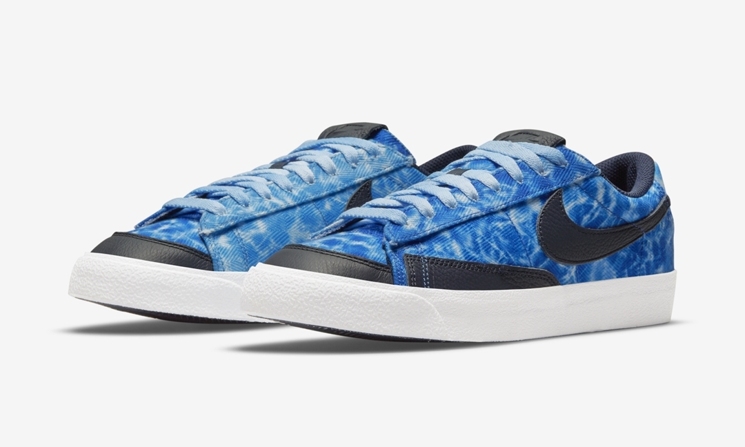 ナイキ ブレーザー ロー “ブルー/ホワイト/ブラック” (NIKE BLAZER LOW “Blue/White/Black”) [DM3038-400]