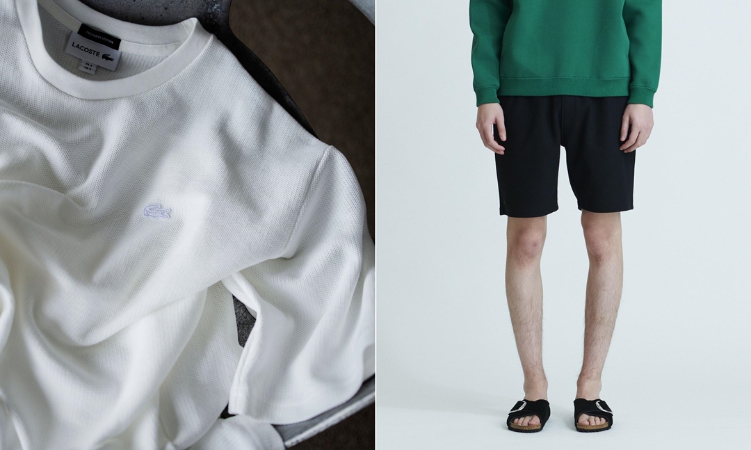 BEAUTY&YOUTH × LACOSTE 別注 1TONE TEE&SHORTSが5月上旬発売 (ビューティアンドユース ラコステ)