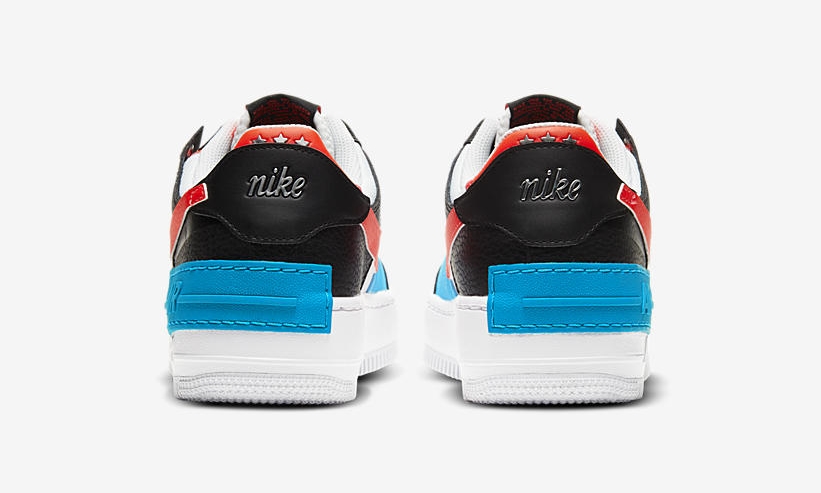 ナイキ ウィメンズ エア フォース 1 ロー シャドウ “スターズ/ブラック/ブライトクリムゾン/レーザーブルー” (NIKE WMNS AIR FORCE 1 LOW SHADOW “STARS/Black/Bright Crimson/Laser Blue”) [DD9794-001]