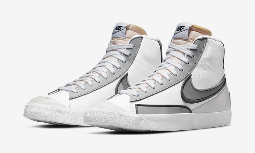 ナイキ ブレーザー ミッド 77 インフィニット "ホワイト/ライトスモークグレー" (NIKE BLAZER MID 77 INFINITE "White/Light Smoke Grey") [DA7233-103]