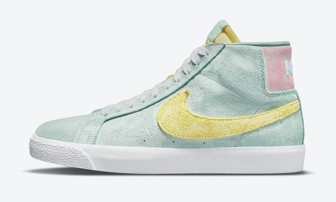 【国内 4/5 発売】ナイキ SB ブレーザー ミッド “フェイデッド/ライトデュー” (NIKE SB BLAZER MID “Faded/Light Dew”) [DA1839-300]