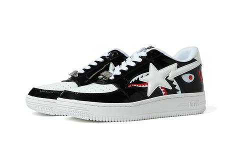 BAPE STA 新作！シャークモチーフとSTAを重ね合わせた「COLOR BLOCK SHARK BAPE STA LOW」3/13 発売 (A BATHING APE ア ベイシング エイプ)