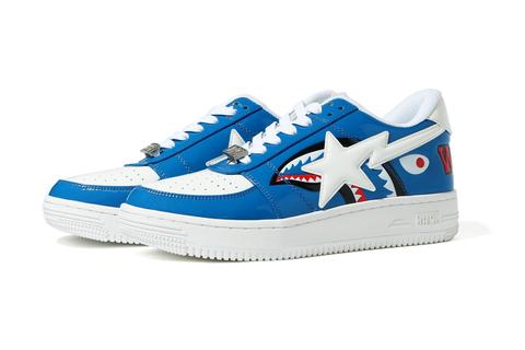 BAPE STA 新作！シャークモチーフとSTAを重ね合わせた「COLOR BLOCK SHARK BAPE STA LOW」3/13 発売 (A BATHING APE ア ベイシング エイプ)