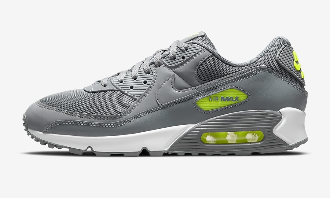 ナイキ エア マックス 90 “スモークグレー/ボルト” (NIKE AIR MAX 90 “Smoke Grey/Volt”) [DJ6881-002]