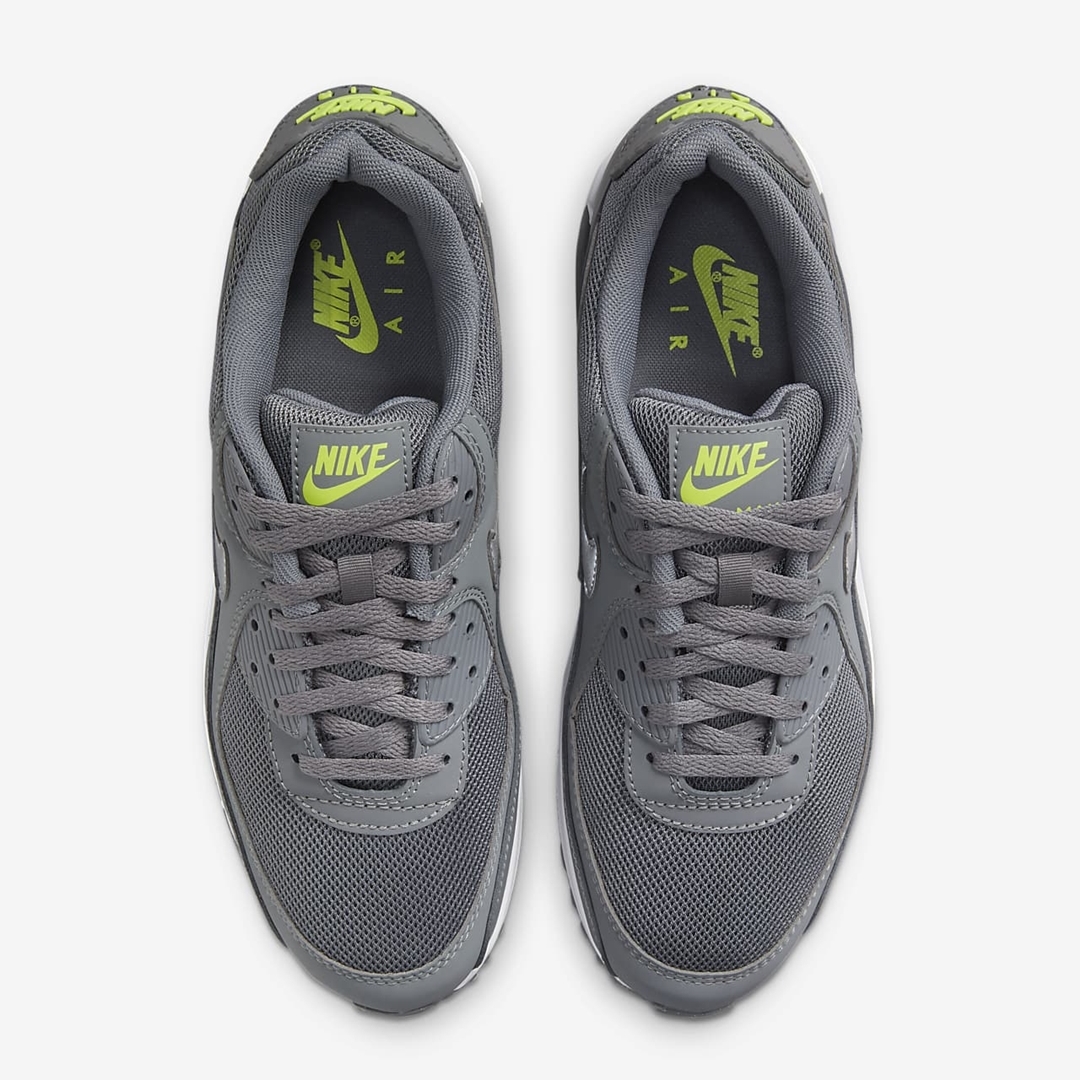 ナイキ エア マックス 90 “スモークグレー/ボルト” (NIKE AIR MAX 90 “Smoke Grey/Volt”) [DJ6881-002]