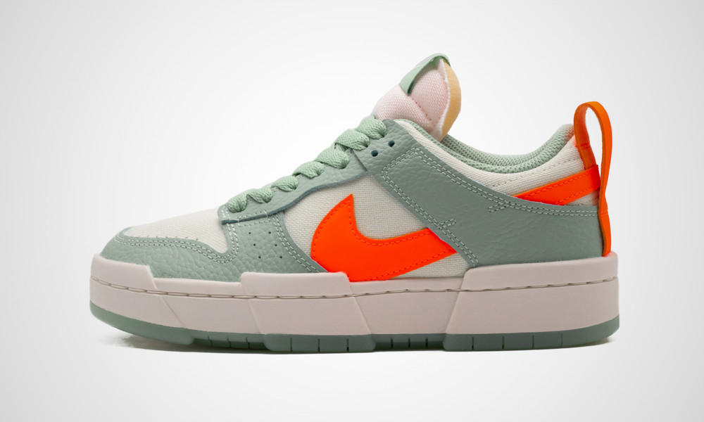 ナイキ ウィメンズ ダンク ロー ディスラプト “シーグラス/ハイパークリムゾン” (NIKE WMNS “DUNK” LOW DISRUPT “Sea Glass/Hyper Crimson”) [DJ3077-001]