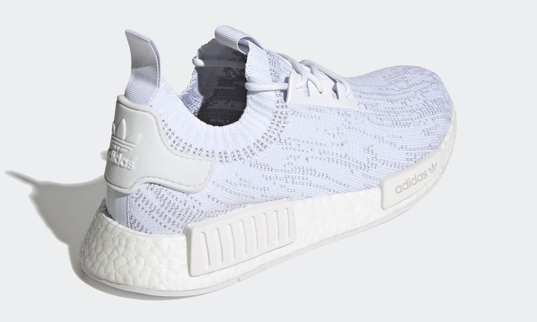 【国内 3/26 発売】adidas Originals NMD_R1 PRIMEKNIT “Glitch Camo/White” (アディダス オリジナルス エヌ エム ディー プライムニット “グリッチカモ/ホワイト”) [FX6768]