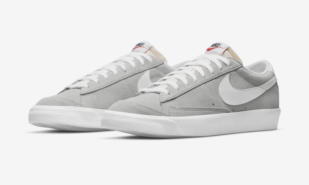 ナイキ ブレーザー ロー 77 スエード “グレー/ホワイト” (NIKE BLAZER LOW SUEDE “Grey/White”) [DA7254-002]