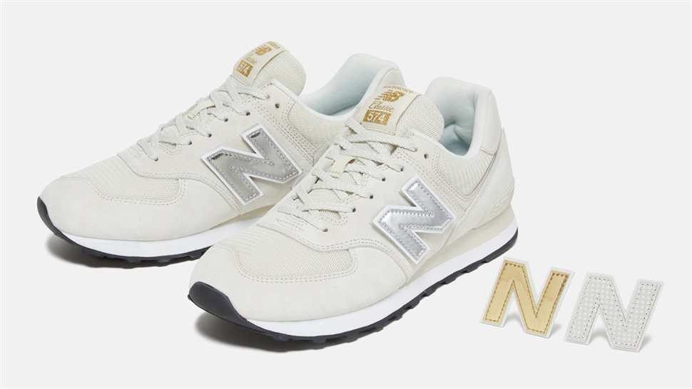 「Nマーク」を付け替え可能な面ファスナー仕様にアップデートしたNew Balance ML574 CS2 (ニューバランス)