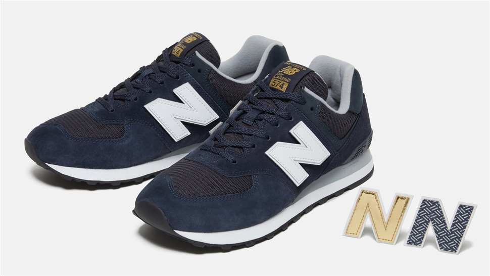 「Nマーク」を付け替え可能な面ファスナー仕様にアップデートしたNew Balance ML574 CS2 (ニューバランス)