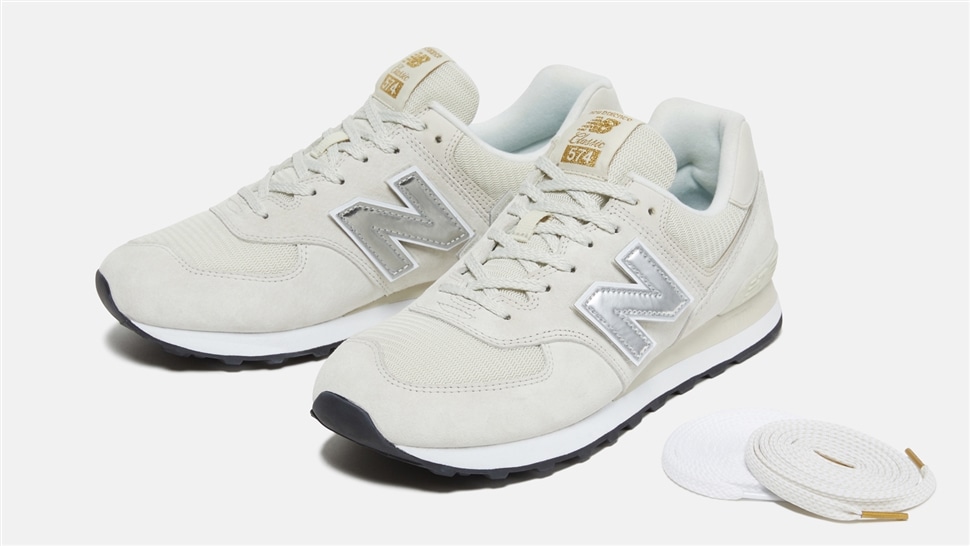 「Nマーク」を付け替え可能な面ファスナー仕様にアップデートしたNew Balance ML574 CS2 (ニューバランス)