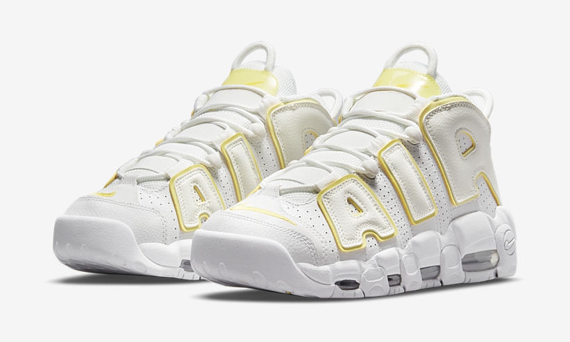 2021年 春 発売予定！ナイキ エア モア アップテンポ “TPU/ホワイト/ライトシトロン” (NIKE AIR MORE UPTEMPO “TPU/White/Light Citron”) [DM3035-100]