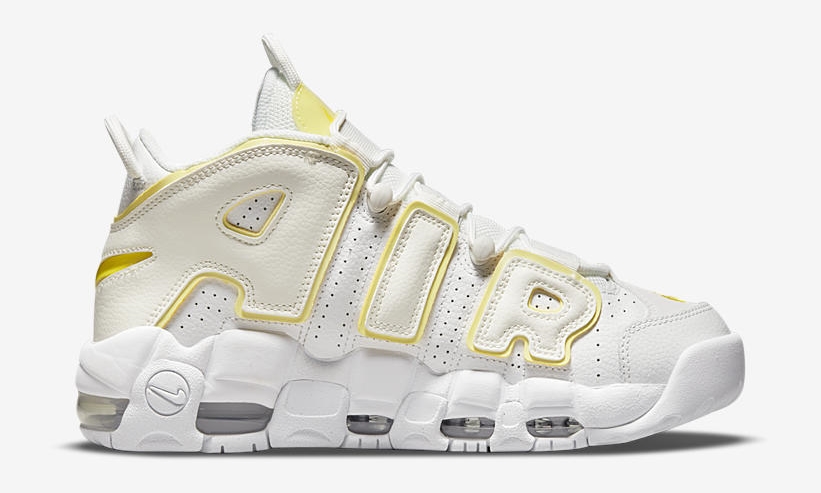 2021年 春 発売予定！ナイキ エア モア アップテンポ “TPU/ホワイト/ライトシトロン” (NIKE AIR MORE UPTEMPO “TPU/White/Light Citron”) [DM3035-100]