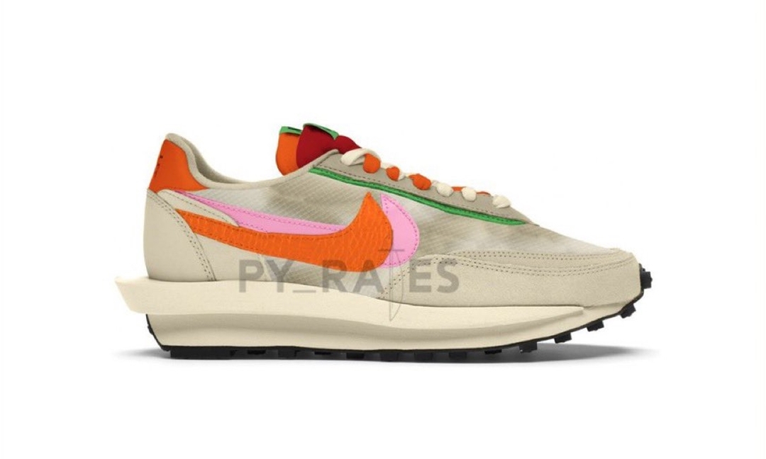 国内 9/11、10/7 発売予定】CLOT × Sacai × NIKE LDwaffle “Net/Orange