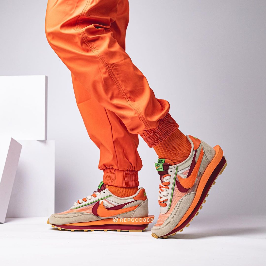 【国内 9/11、10/7 発売予定】CLOT × Sacai × NIKE LDwaffle “Net/Orange Blaze” “Cool Grey/Obsidian” (クロット サカイ ナイキ LDワッフル “ネット/クールグレー”) [DH1347-100/DH3114-001]