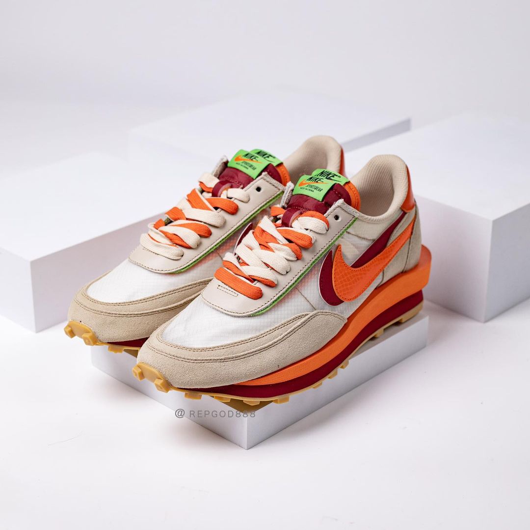 【国内 9/11、10/7 発売予定】CLOT × Sacai × NIKE LDwaffle “Net/Orange Blaze” “Cool Grey/Obsidian” (クロット サカイ ナイキ LDワッフル “ネット/クールグレー”) [DH1347-100/DH3114-001]