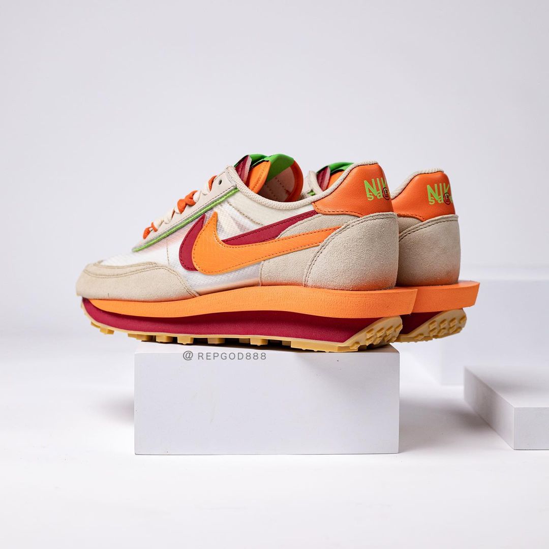 【国内 9/11、10/7 発売予定】CLOT × Sacai × NIKE LDwaffle “Net/Orange Blaze” “Cool Grey/Obsidian” (クロット サカイ ナイキ LDワッフル “ネット/クールグレー”) [DH1347-100/DH3114-001]