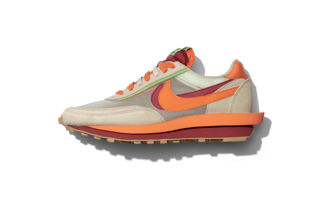 【国内 9/11、10/7 発売予定】CLOT × Sacai × NIKE LDwaffle “Net/Orange Blaze” “Cool Grey/Obsidian” (クロット サカイ ナイキ LDワッフル “ネット/クールグレー”) [DH1347-100/DH3114-001]