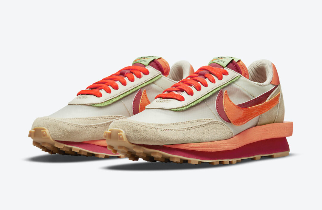 【国内 9/11、10/7 発売予定】CLOT × Sacai × NIKE LDwaffle “Net/Orange Blaze” “Cool Grey/Obsidian” (クロット サカイ ナイキ LDワッフル “ネット/クールグレー”) [DH1347-100/DH3114-001]