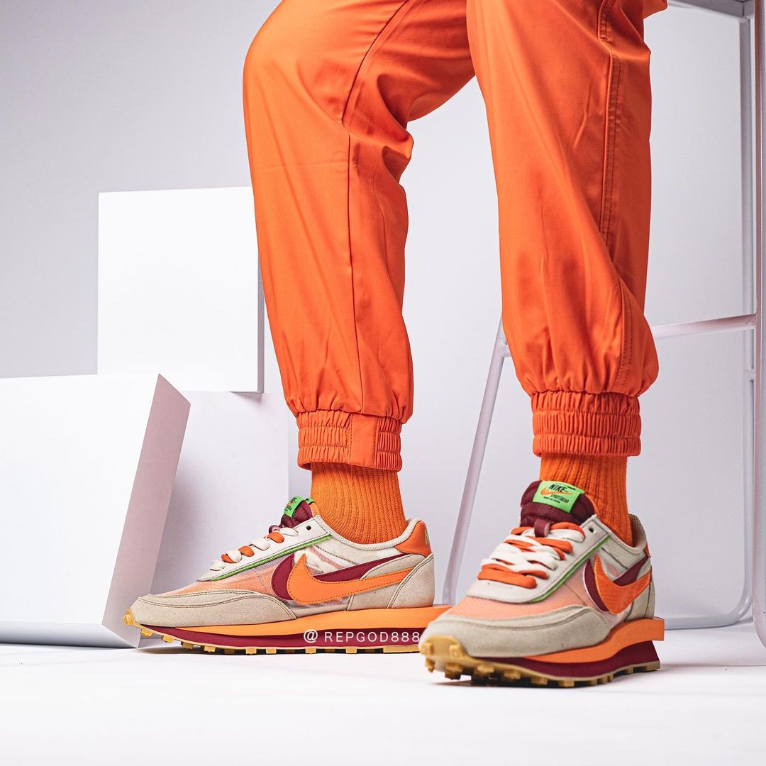 【国内 9/11、10/7 発売予定】CLOT × Sacai × NIKE LDwaffle “Net/Orange Blaze” “Cool Grey/Obsidian” (クロット サカイ ナイキ LDワッフル “ネット/クールグレー”) [DH1347-100/DH3114-001]