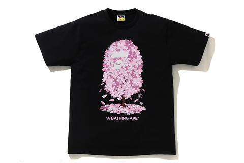 A BATHING APEからAPE HEADを桜の木に象ったデザインや日本の風景に桜を散りばめたスペシャルTEE 2型が3/27 発売 (ア ベイシング エイプ)