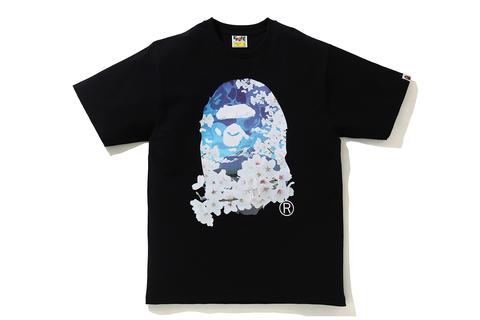 A BATHING APEからAPE HEADを桜の木に象ったデザインや日本の風景に桜を散りばめたスペシャルTEE 2型が3/27 発売 (ア ベイシング エイプ)