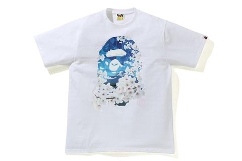 A BATHING APEからAPE HEADを桜の木に象ったデザインや日本の風景に桜を散りばめたスペシャルTEE 2型が3/27 発売 (ア ベイシング エイプ)