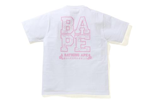 A BATHING APEからAPE HEADを桜の木に象ったデザインや日本の風景に桜を散りばめたスペシャルTEE 2型が3/27 発売 (ア ベイシング エイプ)