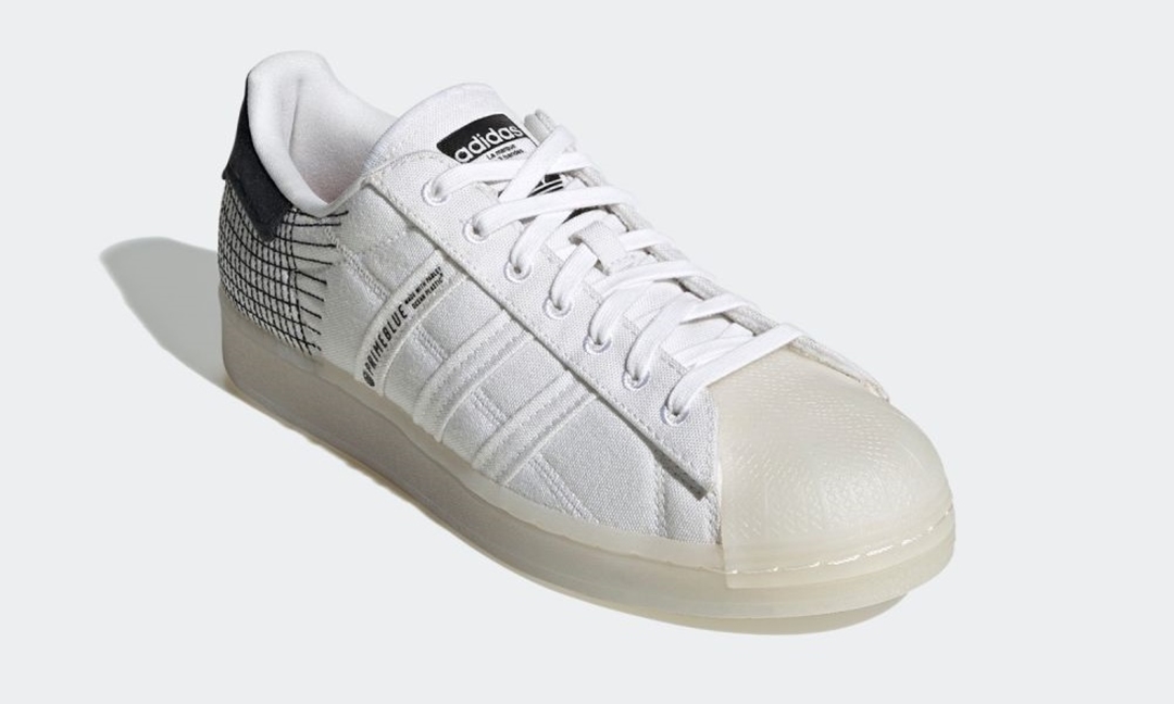 海からインスピレーションを得た adidas Originals SUPERSTAR PRIMEBLUE “White/Black” (アディダス オリジナルス スーパースター プライムブルー “ホワイト/ブラック”) [G58198]