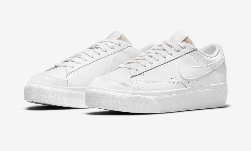 ナイキ ブレーザー ロー プラットフォーム "トリプルホワイト" (NIKE BLAZER LOW PLATPORM "Triple White”) [DJ0292-100]