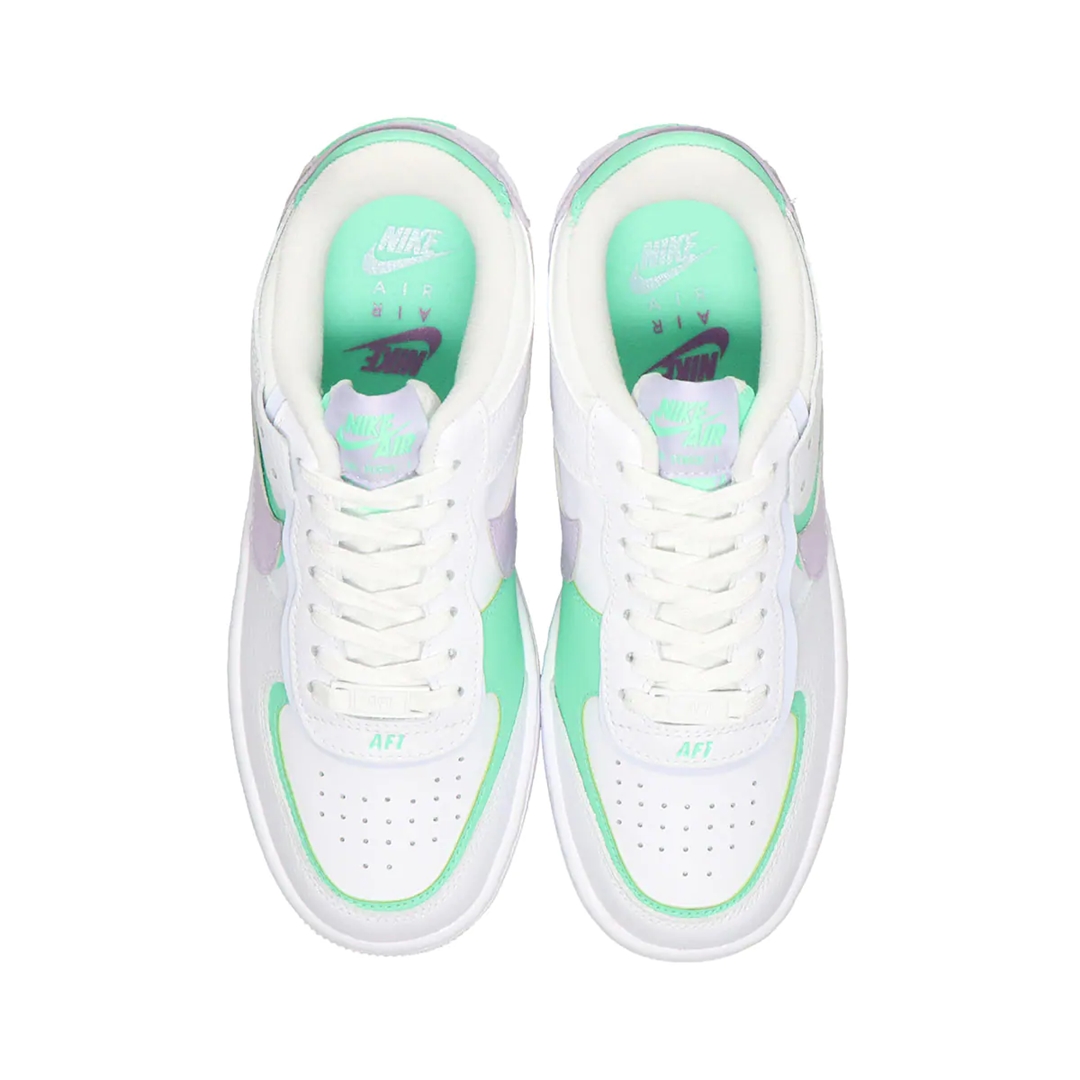 ナイキ ウィメンズ エア フォース 1 ロー シャドウ “ホワイト/インフィニットライラック/フットボールグレー” (NIKE WMNS AIR FORCE 1 LOW SHADOW “White/Infinite Lilac/Football Grey”) [CU8591-103]